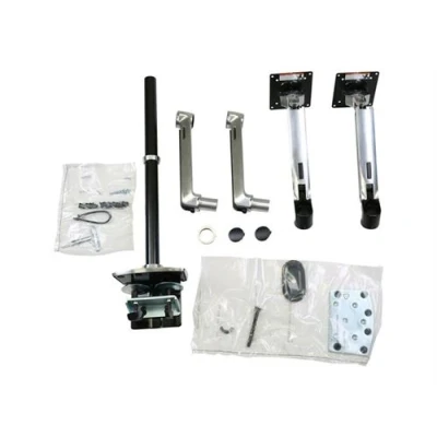Image de Ergotron LX Kit de montage (bras d&#039;empilage double, poteau haut) pour 2 écrans LCD aluminium, acier aluminium poli avec des accents noirs Taille d&#039;écran : jusqu&#039;à 40 pouces
