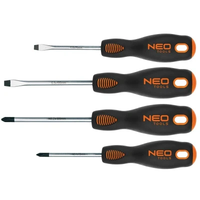 Afbeelding van NEO TOOLS 04 204 Boutuitdraaierset 4 5.0 x 75 mm, 6.0 100 PH1 PH2 mm