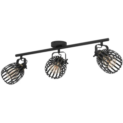 Afbeelding van EGLO Girona Spot E27 77,5 cm Zwart Staal