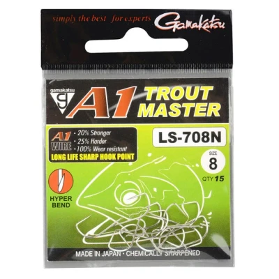 Afbeelding van Gamakatsu A1 Trout Master LS 708N Maat : Size 6
