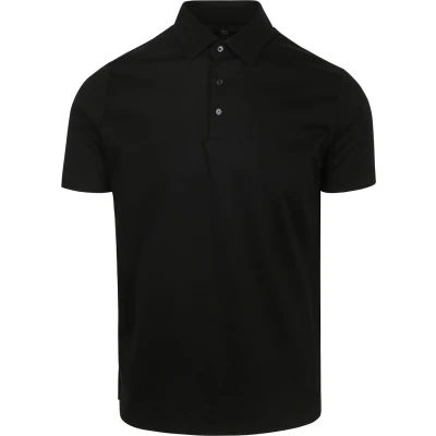 Afbeelding van Desoto Poloshirt Essential Black Maat XXL Heren