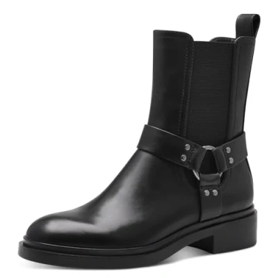 Afbeelding van Tamaris Dames 1 25050 43 Chelsea dameslaarzen, zwart.