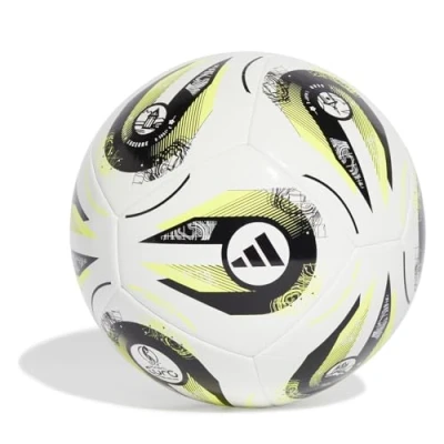 Afbeelding van adidas Performance EURO25 CLUB Unisex Voetbal, Maat: 5, White/black/lucid lemon