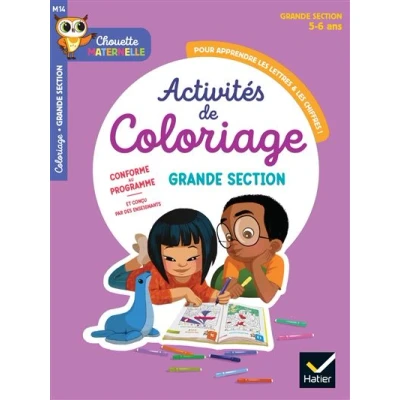 Image de Chouette Maternelle Activités de coloriage GS 5 ans