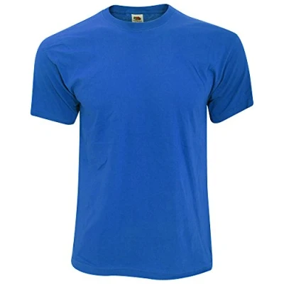 Afbeelding van Fruit of The Loom T shirt, Royal Blauw