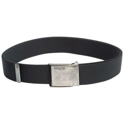 Afbeelding van PROJOB 9001 ELASTISCHE RIEM MET LOGO 649001 Zwart