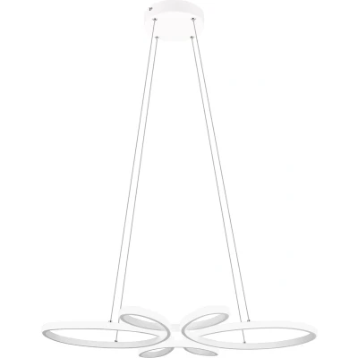 Afbeelding van Fly LED hanglamp, mat wit, 4.000 K, 83 cm x 45