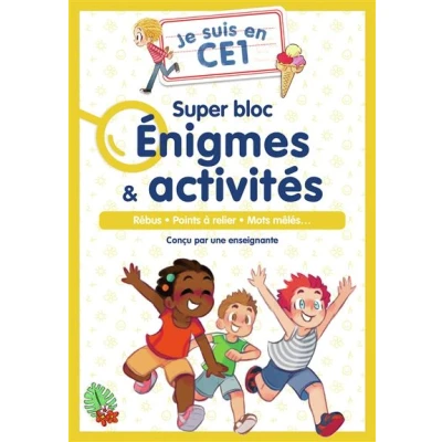 Image de Je suis en CE1 Super bloc Énigmes &amp; activités