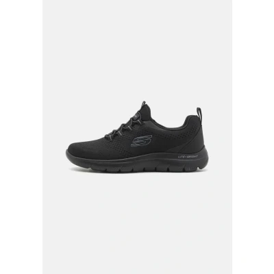 Afbeelding van Skechers Summits Sneakers laag black, Heren, Maat: 43, Black Textiel/ synthetisch