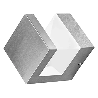 Afbeelding van LEDVANCE Endura Style Pyramid 4058075477896 LED buitenlamp (wand) 9.00 W RVS