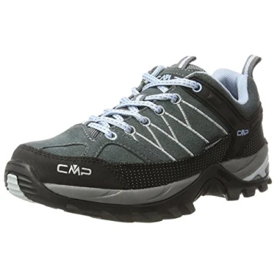 Afbeelding van CMP Rigel Outdoorschoenen, Dames, Maat: 37, Graffite/azzurro Leer/ synthetisch