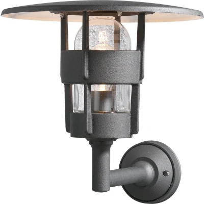 Afbeelding van Konstsmide Freja Up 522 750 Buitenlamp (wand) Spaarlamp, LED E27 60 W Zwart