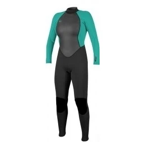 Afbeelding van O&#039;Neill Dames Surfpak Reactor 3/2 Zwart, aqua 16/XXL