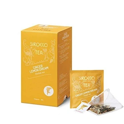 Afbeelding van SIROCCO TEA (Zwitserland 1908) Ginger Lemon Dream 20 biologische theezakjes