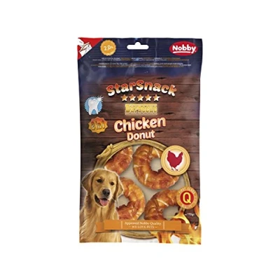 Afbeelding van Nobby Starsnack Barbecue Chicken Donut 5 stuks