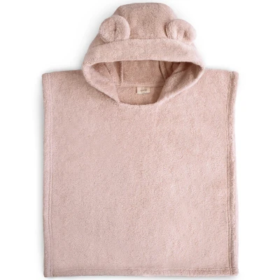 Afbeelding van Mushie badponcho beer blush 1 3 jaar