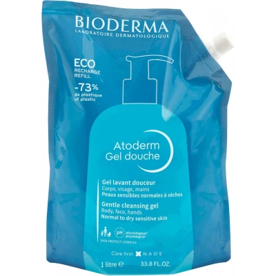 Afbeelding van Bioderma Atoderm Eco Refill Douchegel 1 L