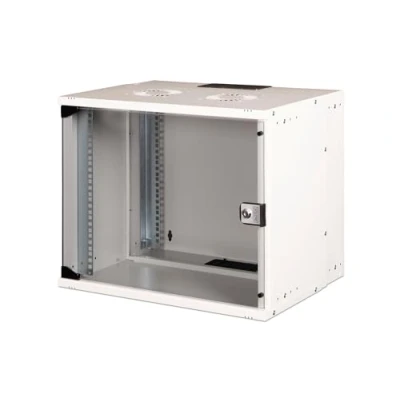 Afbeelding van Digitus DN 49204 19inch wandkast (b x h d) 540 460 400 mm 9 HE Grijs, Grijs (metalen behuizing), (RAL 7035)