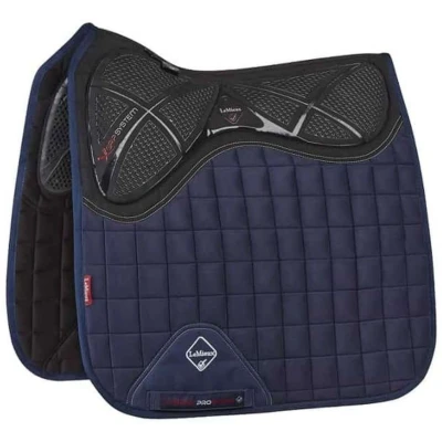 Afbeelding van LeMieux Zadeldekje X Grip Twin Square EuroJump Navy L (Full)