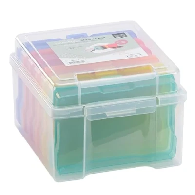 Afbeelding van Vaessen Creative Opbergbox 21 x 18,5 14 cm Incl. 6 Cassettes