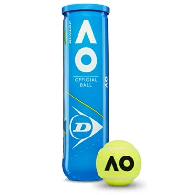 Afbeelding van Dunlop Australian OPEN 4 PACK Unisex Tennisbal, Maat: One Size, Gelb