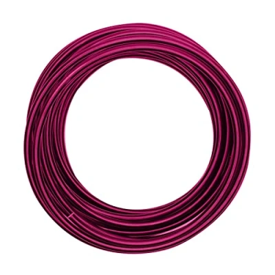 Afbeelding van Vaessen Creative Aluminium Draad 5mm 10m Sterk roze