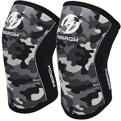 Afbeelding van kniebeschermers (1 paar), 7 mm neopreen compressie uitstekende ondersteuning voor cross training, gewichtheffen, powerlifting, squats, basketbal en meer, maat XL