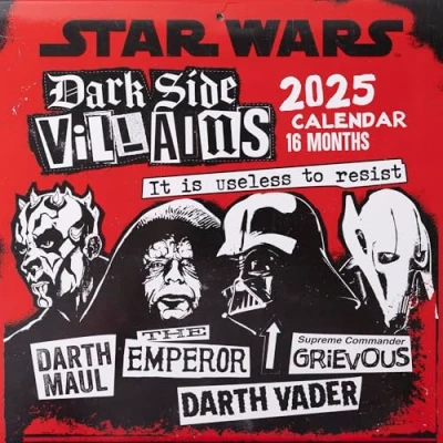 Afbeelding van Star Wars (Villains) 2025 kalender 30 x cm pyramid