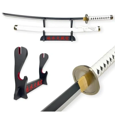 Afbeelding van FEENOMENN One Piece Réplique de Katana Zoro Lame en bois WADO ICHIMONJI