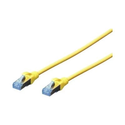 Image de DIGITUS Premium cordon de raccordement 1 m jaune