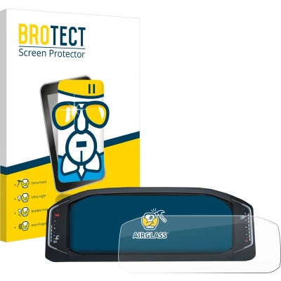 Afbeelding van BROTECT Screenprotector voor Volkswagen Active Info Display T Roc Folie Beschermfolie Beschermglas transparant