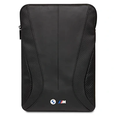 Afbeelding van BMW sleeve geschikt voor MacBook Pro 16&#039;&#039; (M1/M2/M3)/MacBook Zwart Kunstleer