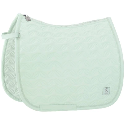 Afbeelding van Eskadron Zadeldekje Classic Sports Sparkle Floral Dressuur Powder Green Full