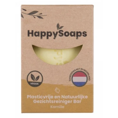 Afbeelding van HappySoaps Gezichtsreiniger Bar Kamille 70 gram bars