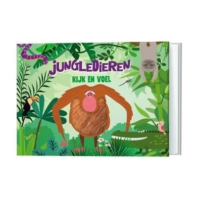 Afbeelding van Kijk en voel Jungledieren