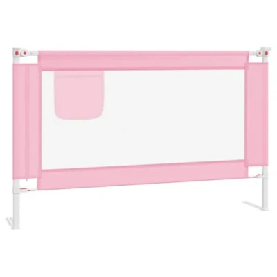 Afbeelding van vidaXL Bedhekje voor kinderen, roze, 120 x 25 cm, stof