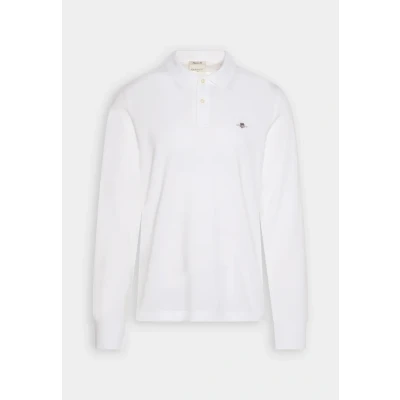 Afbeelding van GANT Shield Rugger Poloshirt, Heren, Maat: Small, White