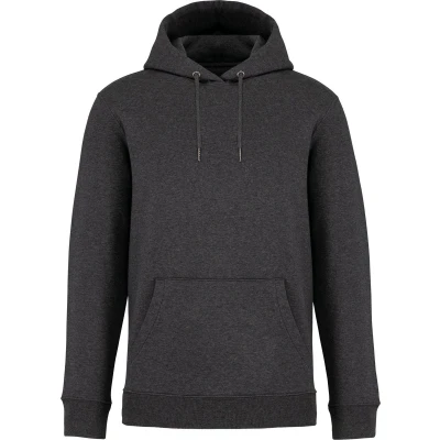 Afbeelding van Native Spirit Ecologische uniseks sweater met capuchon NS401 Volcano Grey Heather