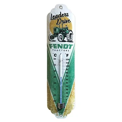 Afbeelding van Metalen Thermometer Fendt Leaders Drive 6,5 x 28 cm