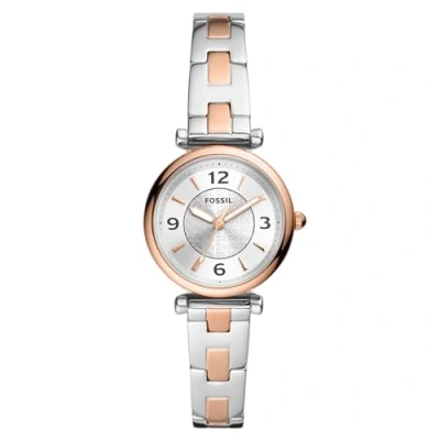 Afbeelding van Fossil dames Carlie horloge ES5201 in de kleur Roségoud