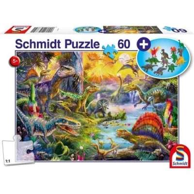 Image de Dinosaures avec add on (figurines de dinosaures) 60 pcs