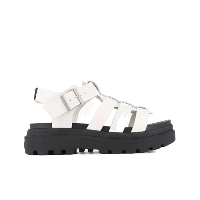 Afbeelding van Palladium Pallacruise Fisherman Outdoorsandalen, Dames, Maat: 40, Cream white Leer