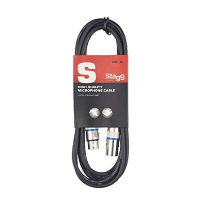 Image de Stagg SMC6 BL Câble de microphone XLR/XLR (m/f), 6 m, bleu