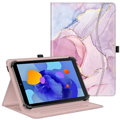 Afbeelding van FINTIE Universele hoes voor 10,1 inch tablet met meerdere hoeken, documentenvak en elastische clip alle tablets van 9 tot 10 inch, compatibel Samsung/Lenovo/Huawei/Teclast/Fusion 5