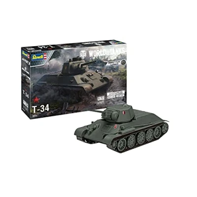 Afbeelding van 1:72 Revell 03510 T 34 World of Tanks Plastic Modelbouwpakket