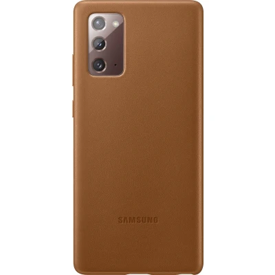 Afbeelding van Samsung Leather Hoesje Galaxy Note 20 Bruin