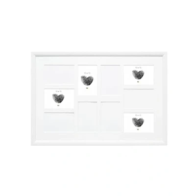 Afbeelding van Deknudt Frames multifotolijst S54ST1 wit 10x foto 10x15 cm