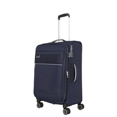 Afbeelding van Travelite Miigo 4 Wheel Trolley M Expandable navy/outerspace Zachte koffer