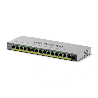Afbeelding van Netgear 16PT GB PLUS SWCH W/POE+GS116EPP