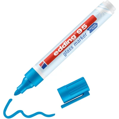 Afbeelding van Edding 95 Glasmarker Lichtblauw 1.5 mm, 3 mm